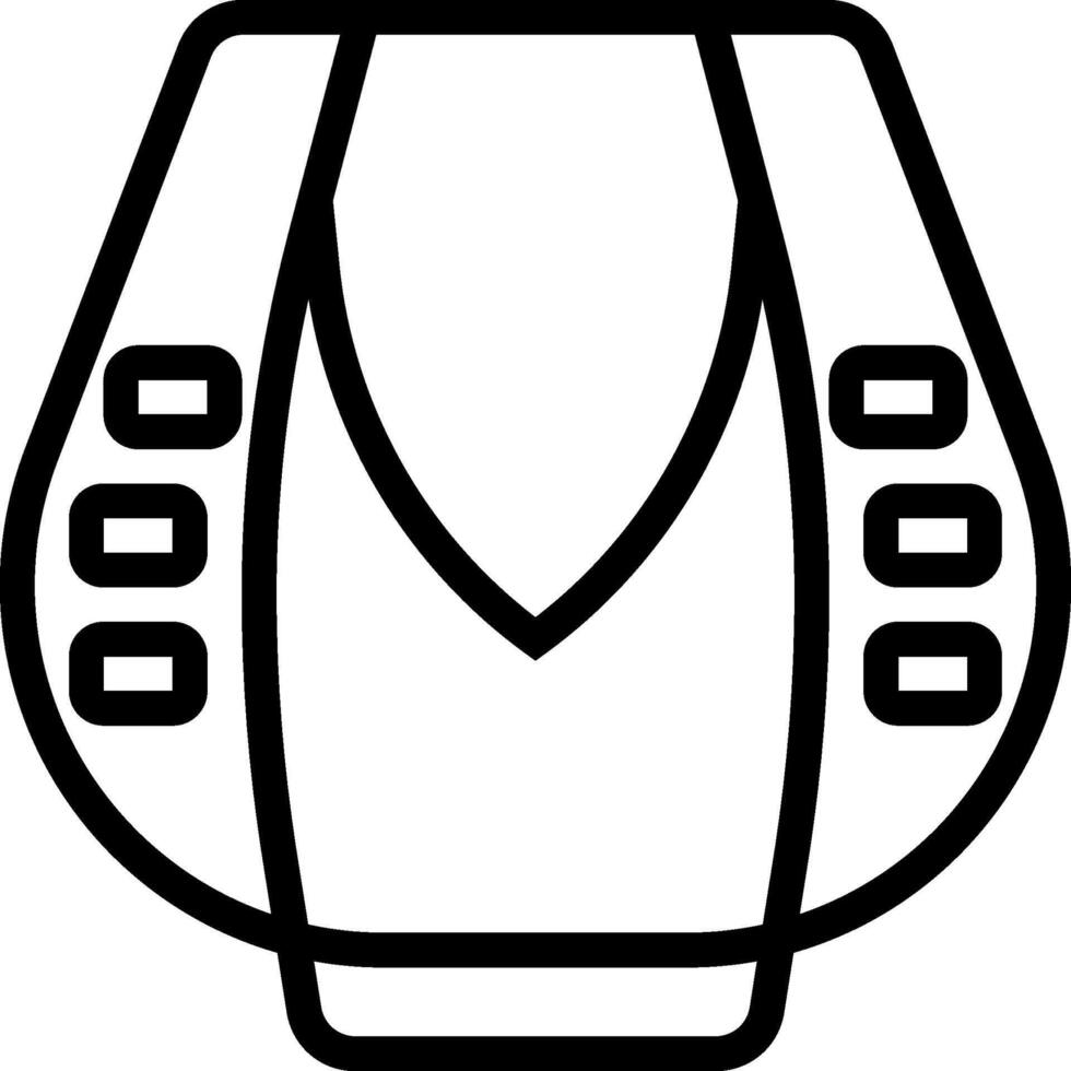 A black and white drawing of a helmet vector