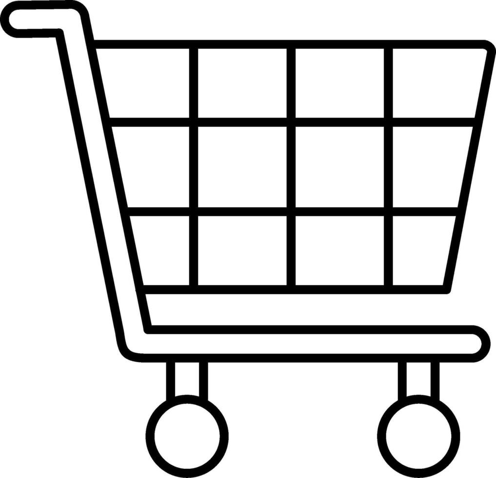 Shopping cart icon vector