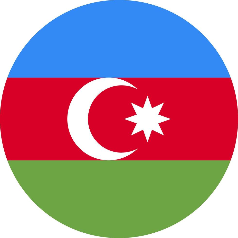 The flag of azerbaijan vector