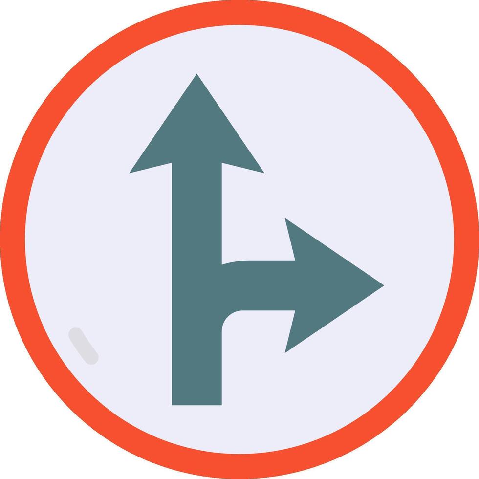 A round sign with two arrows pointing in opposite directions vector