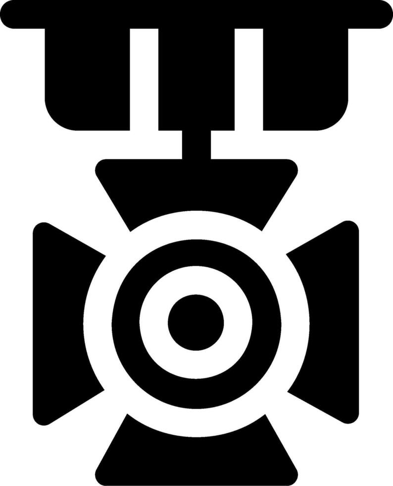 A black and white icon of a camera vector