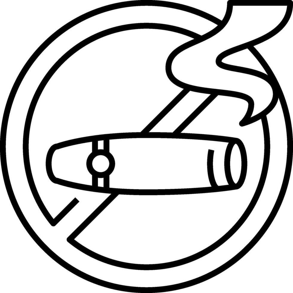No smoking sign vector