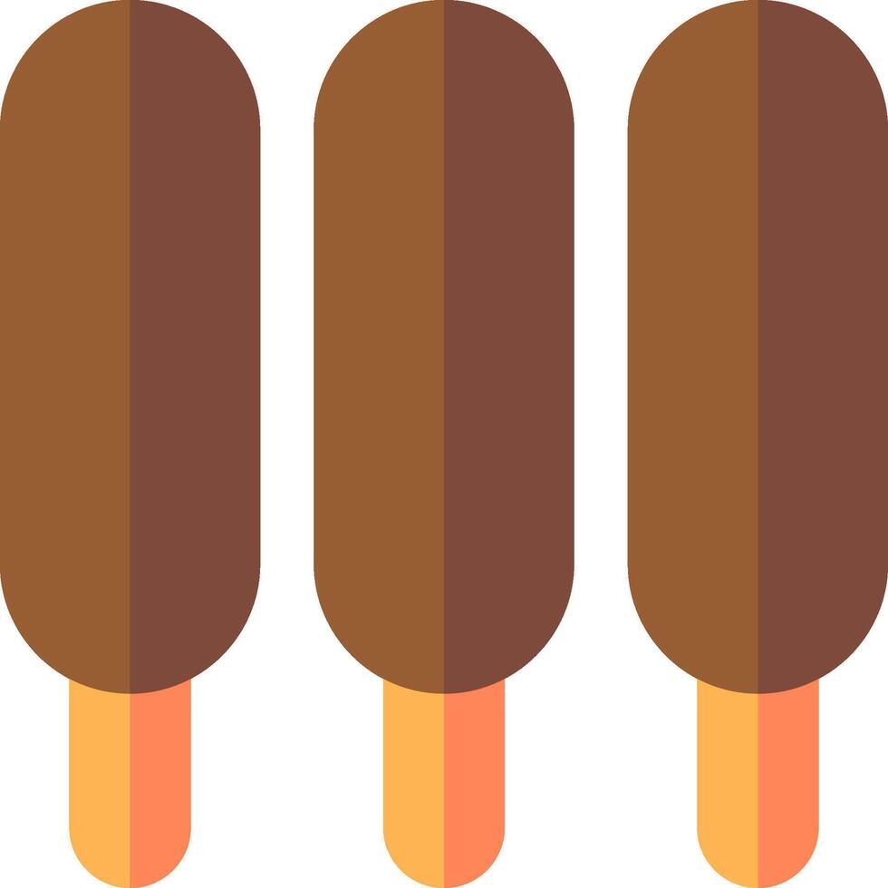 Ice cream popsicles vector