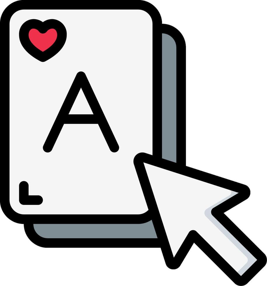 A playing card with a heart and arrow vector
