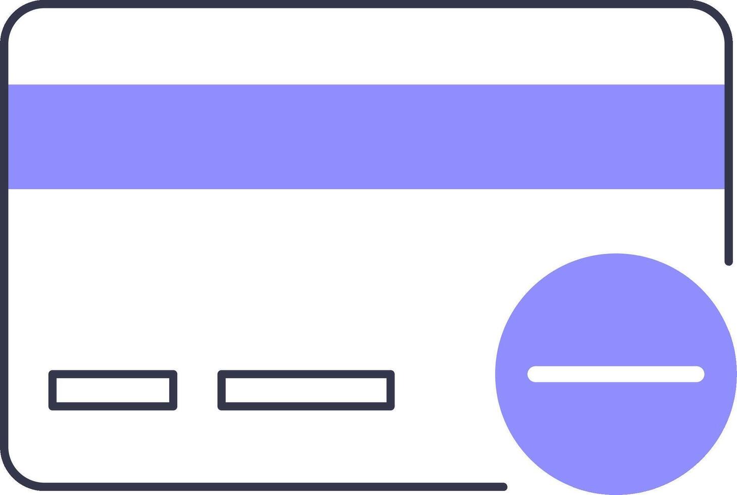 Credit card icon illustration vector