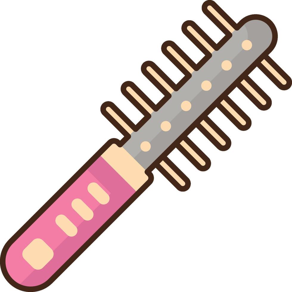 Hair brush price 5 vector