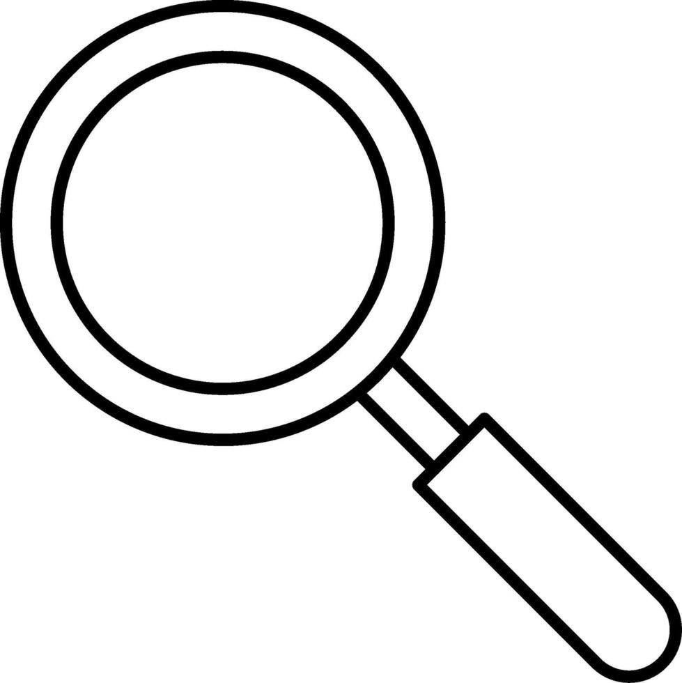 Magnifying glass clipart vector