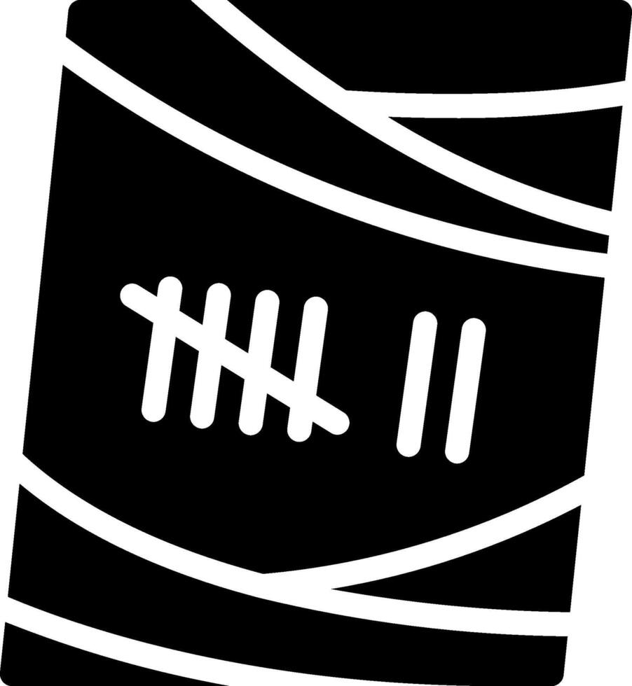 A black and white image of a book with the number three vector