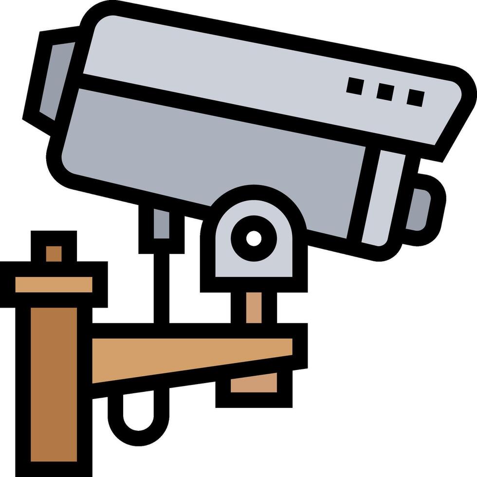 Security camera clipart vector