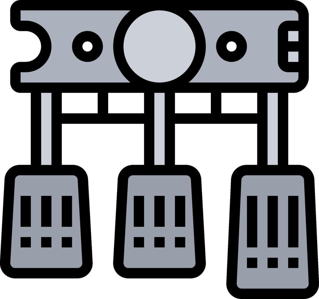 A black and white illustration of a computer vector