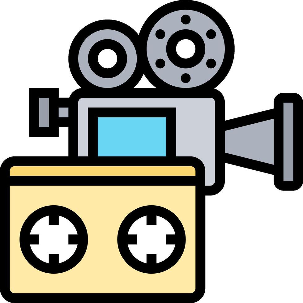 camera and battery icon illustration vector