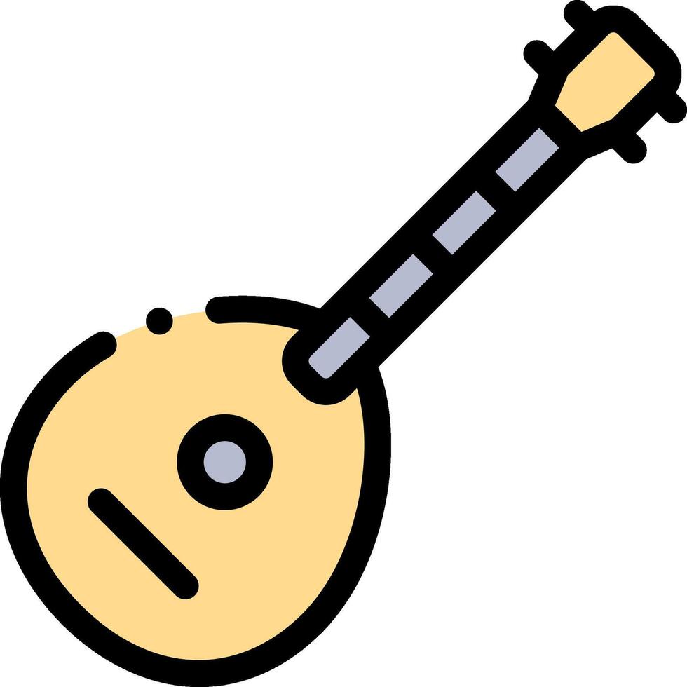 A guitar icon on a white background vector