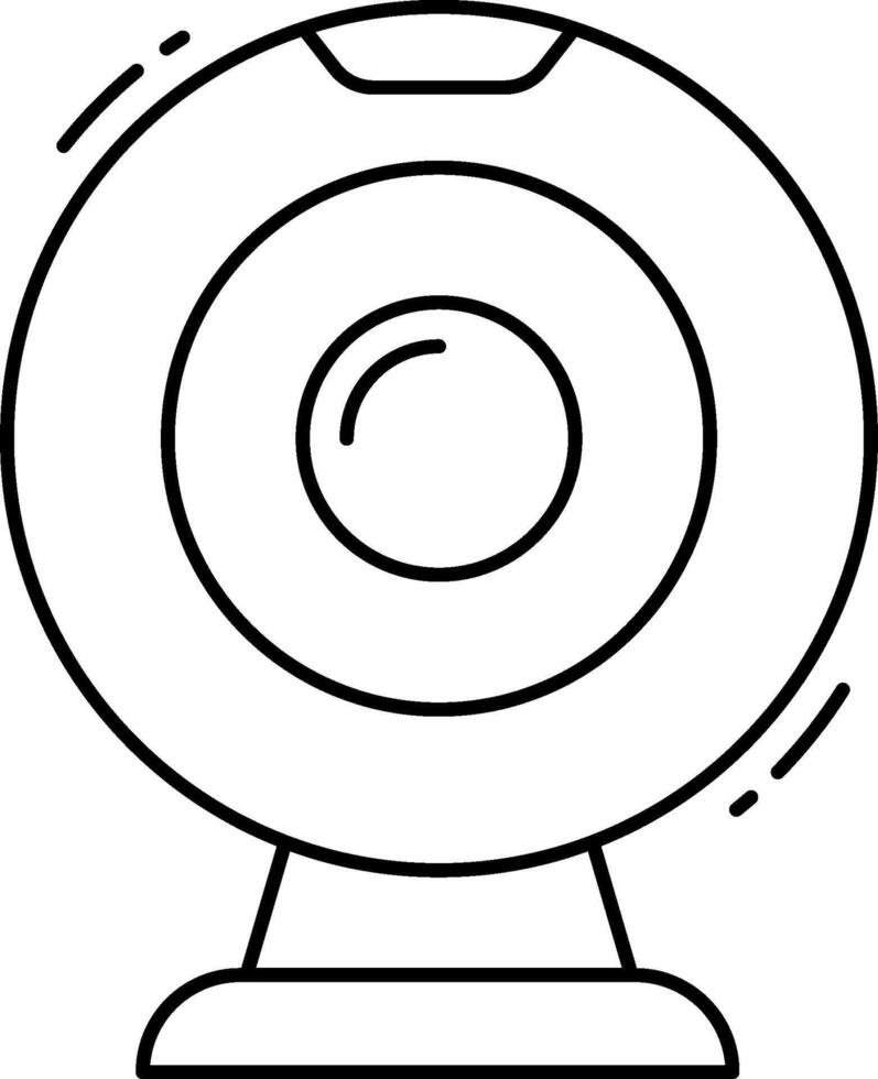 A webcam icon on a white background vector