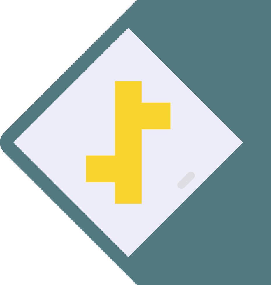 A yellow cross on a white background vector