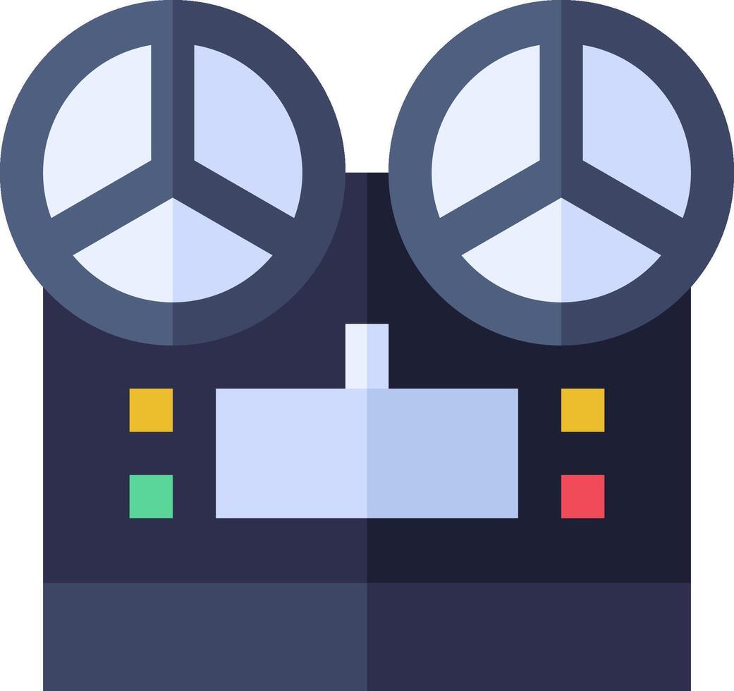 A flat icon of a camera vector