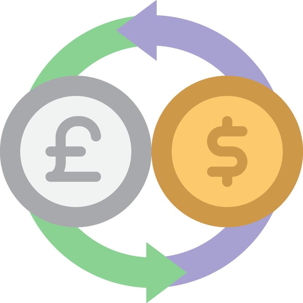 Currency exchange rate chart vector