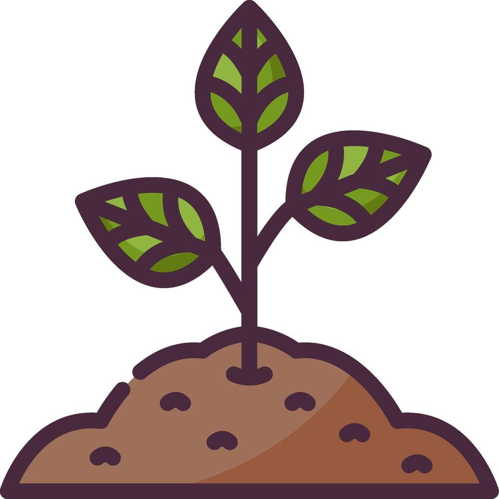 Plant sprout illustration vector