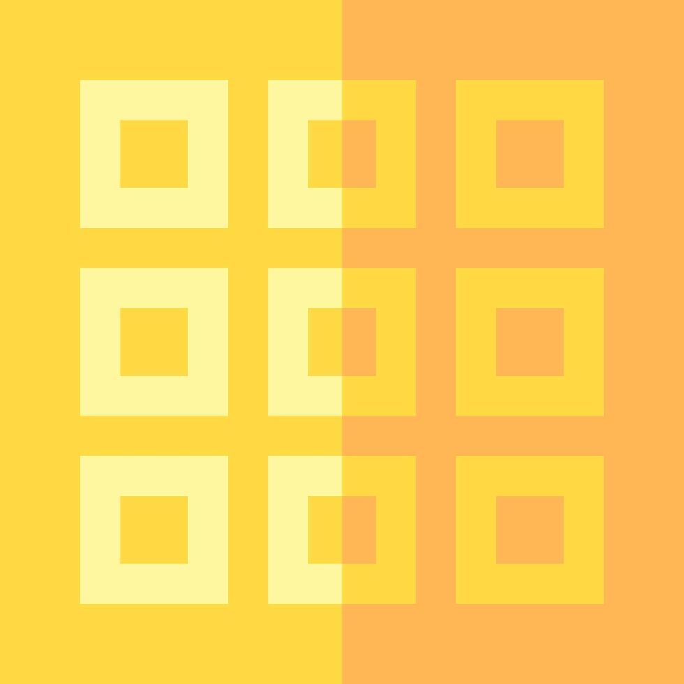 A yellow square pattern on a yellow background vector