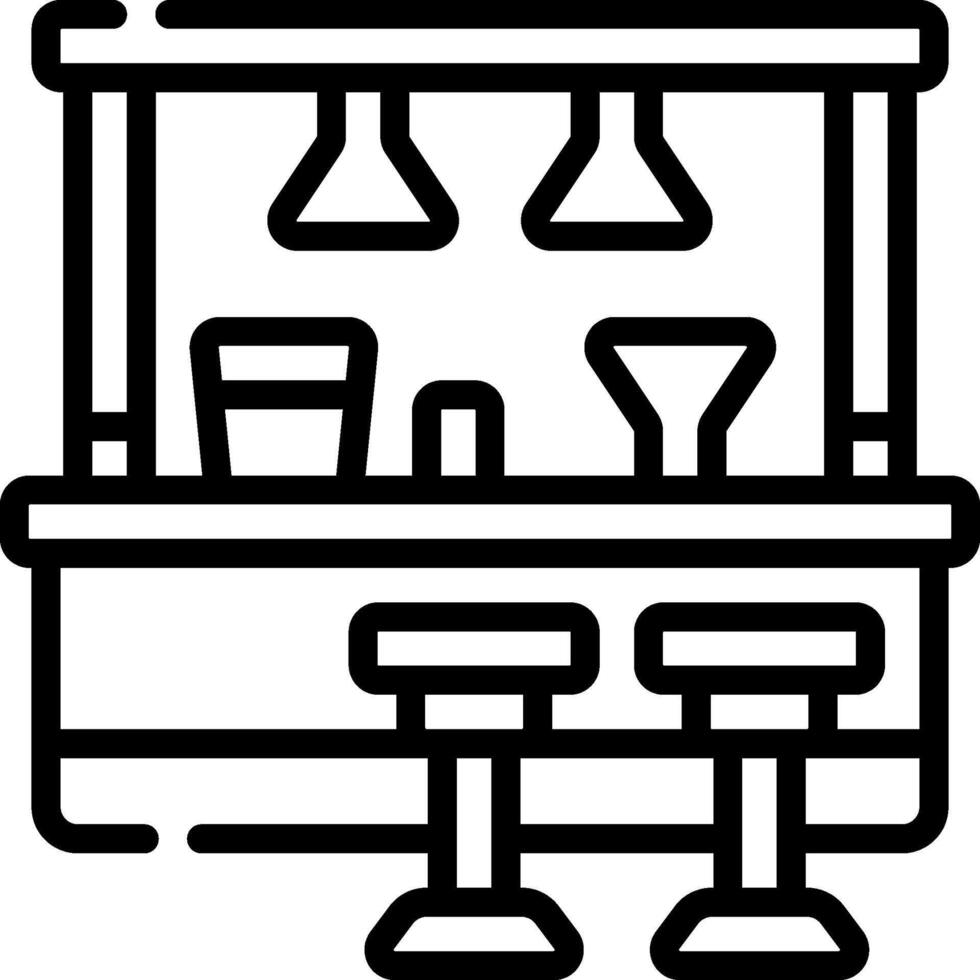 Bar icon illustration vector