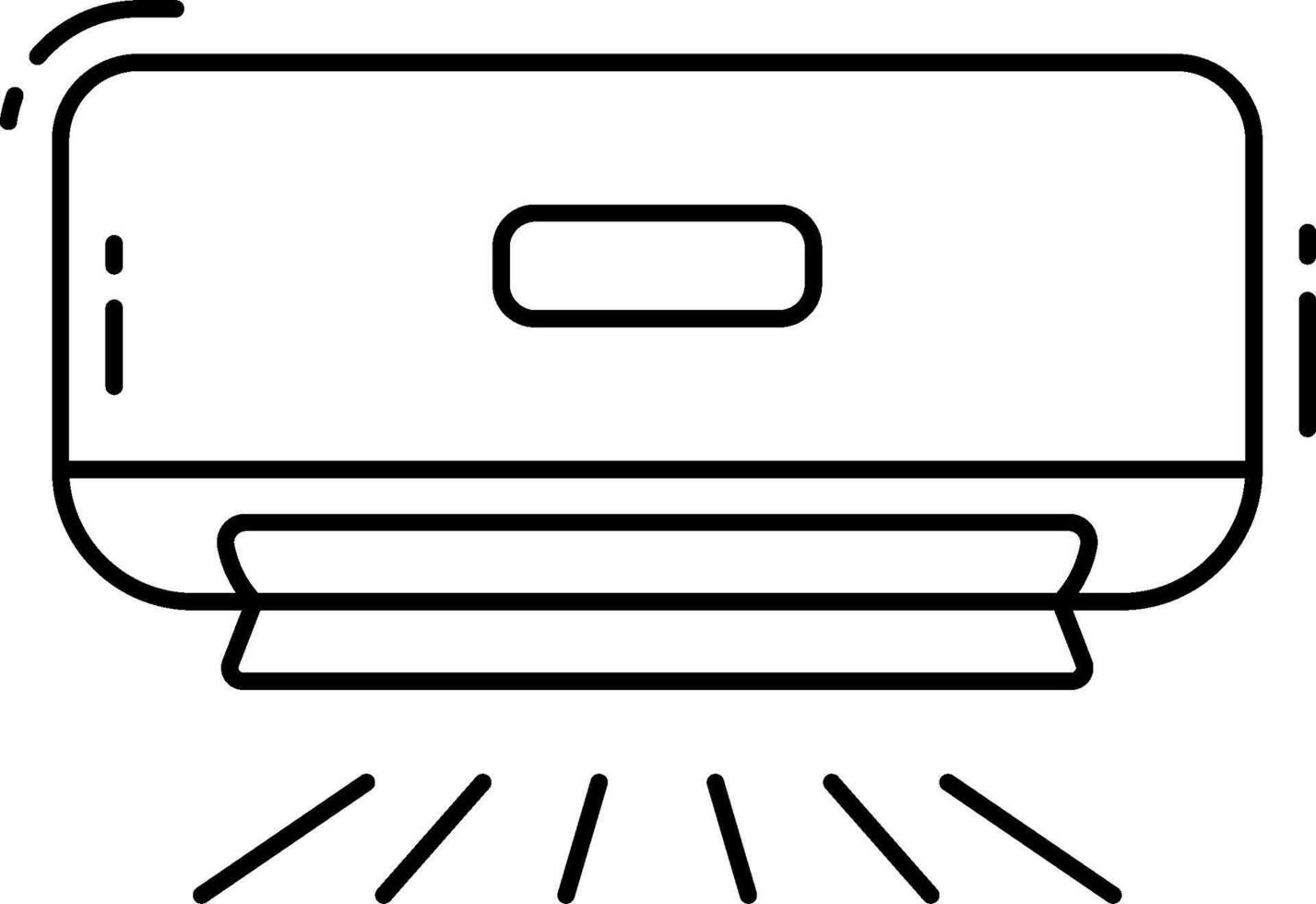 Air conditioner icon vector