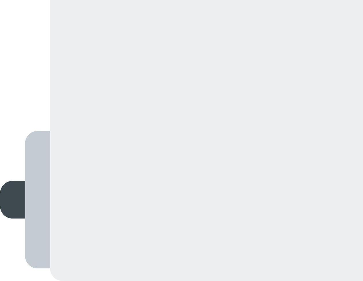 A white sheet of paper with a black border vector