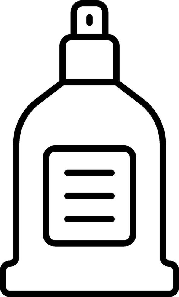 A bottle of perfume icon vector