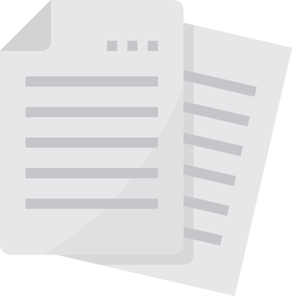 A sheet of paper with a pen on it vector