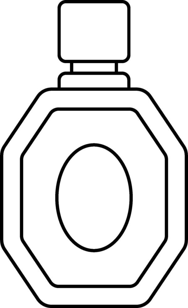 Perfume bottle coloring pages vector