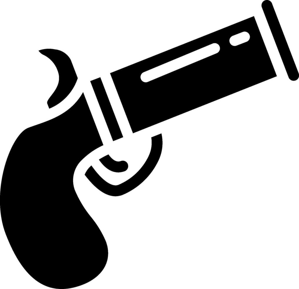 A gun icon on a white background vector