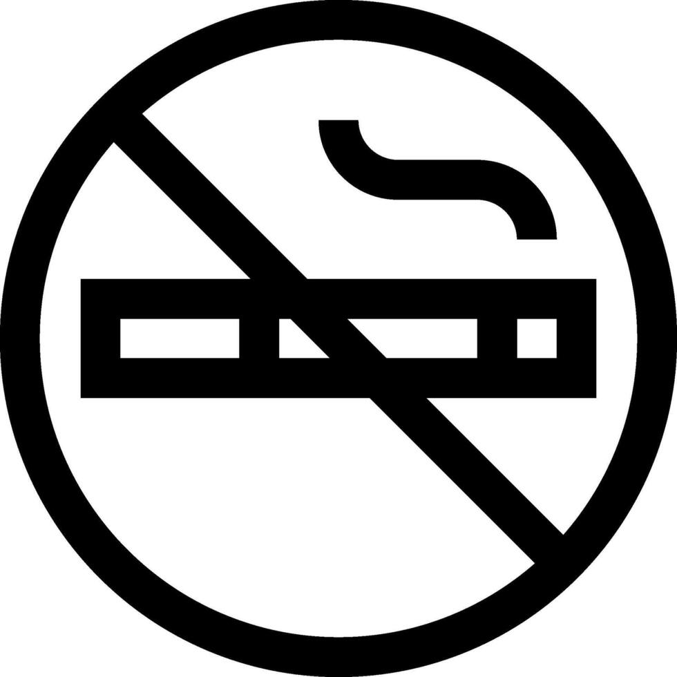 No smoking sign clipart vector