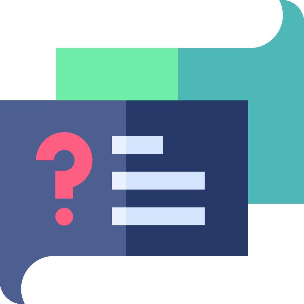 Question mark icon vector