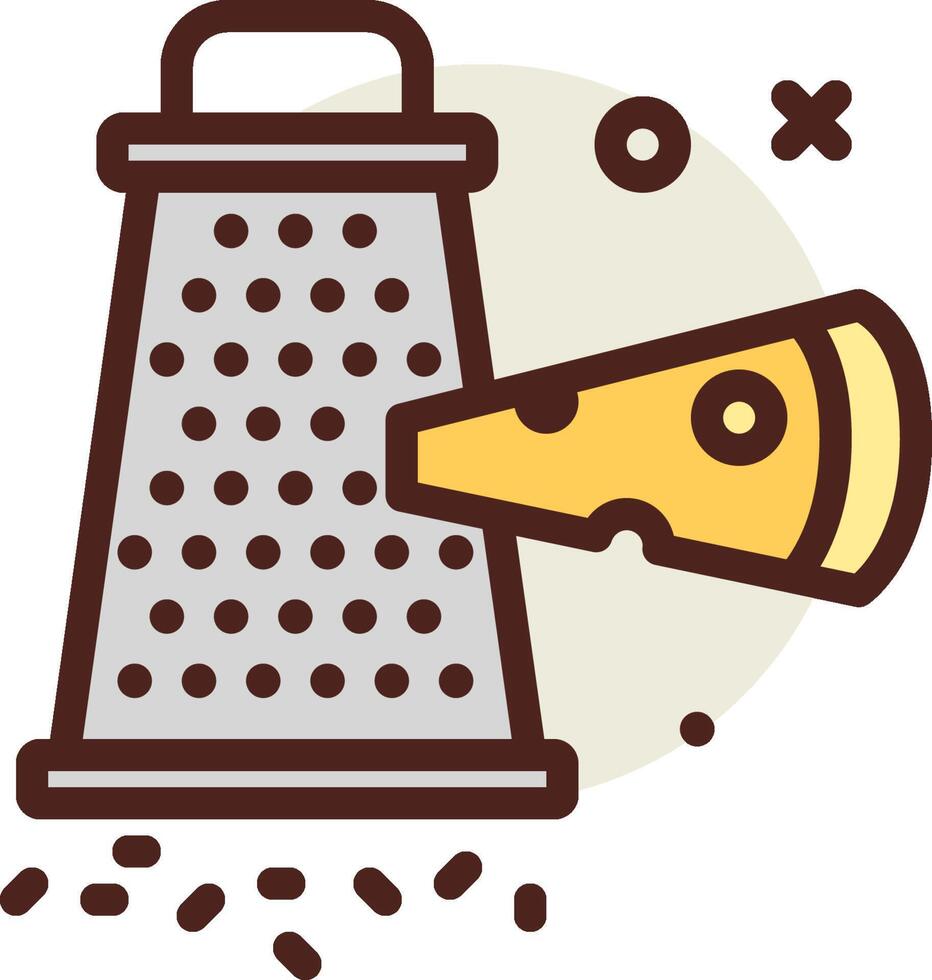 Grater cheese grater icon illustration vector