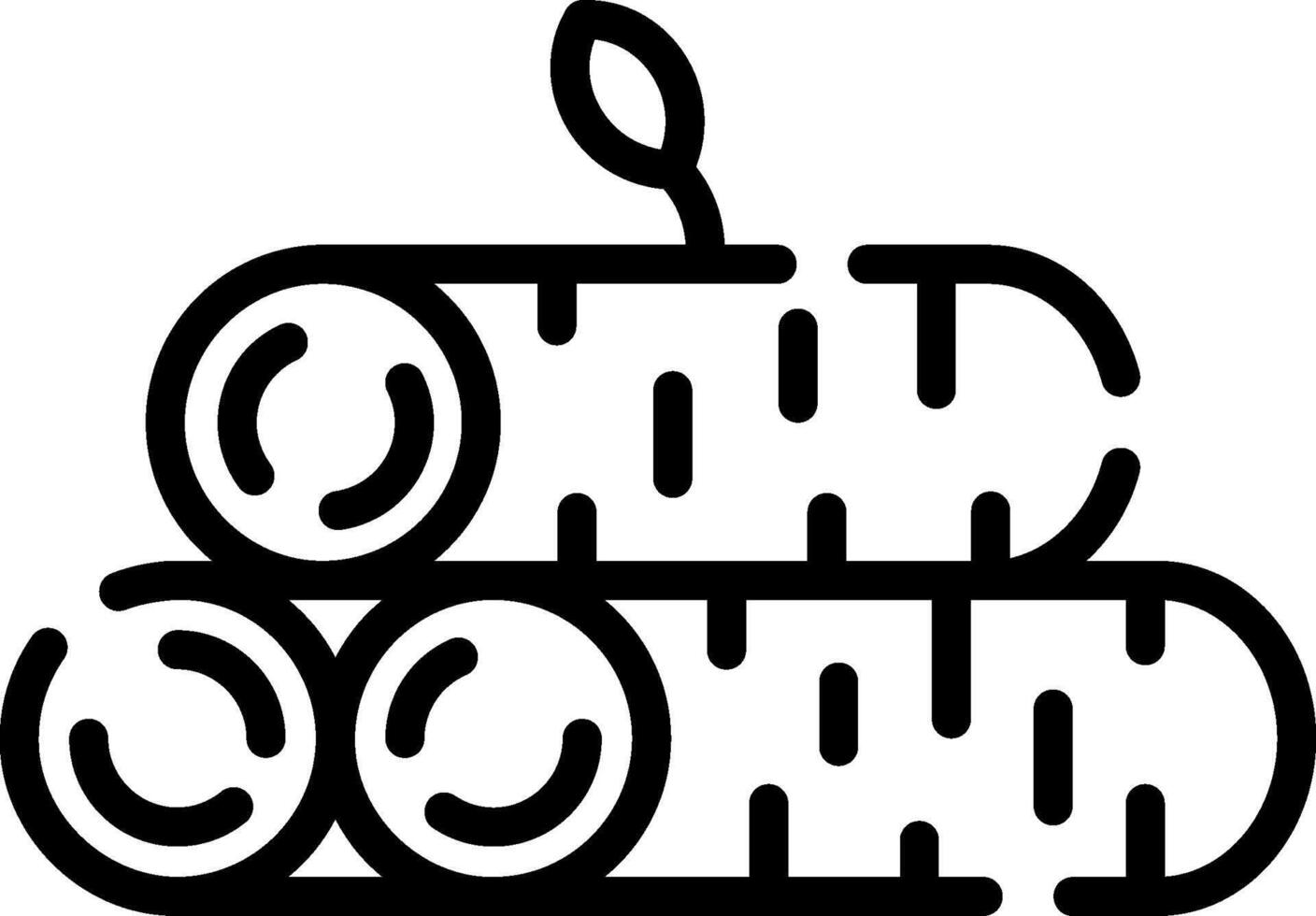 Logs icon illustration vector
