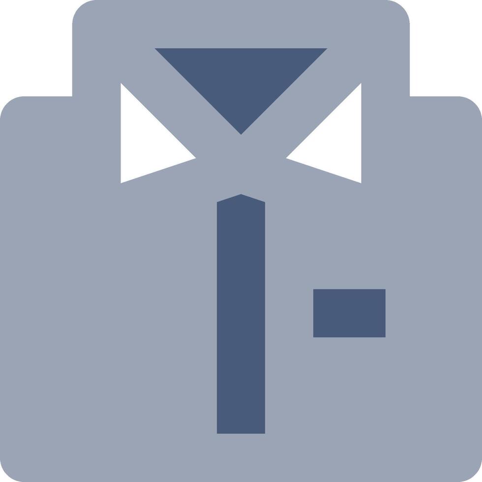 A shirt with a tie on it vector