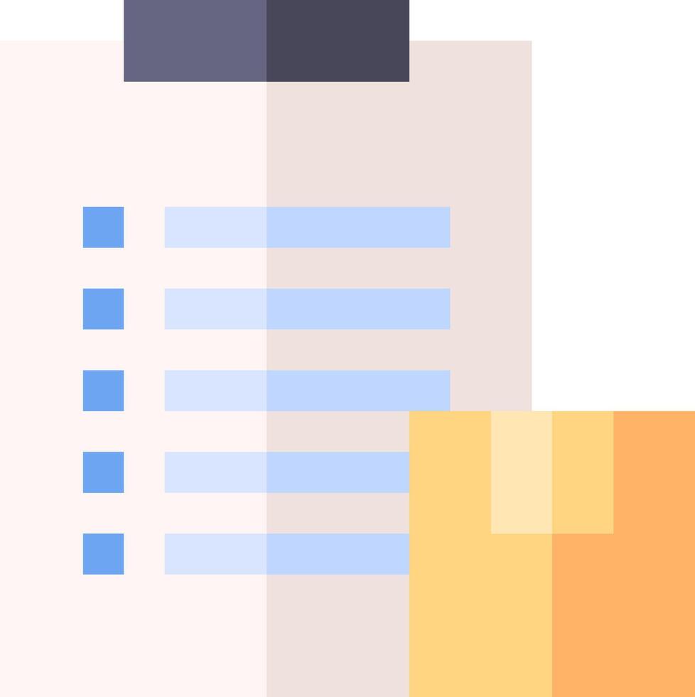 Checklist illustration design vector