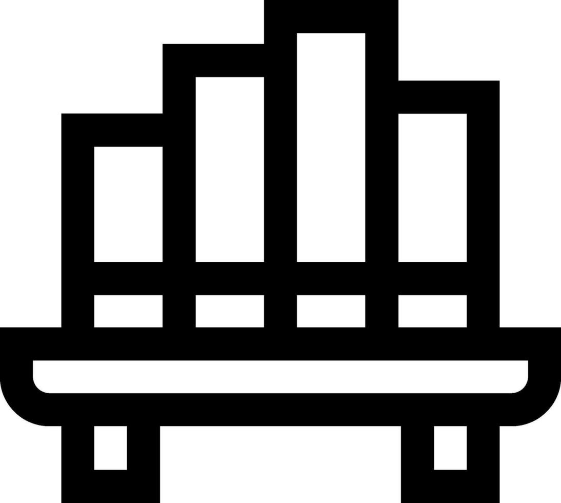 A black and white image of a building vector