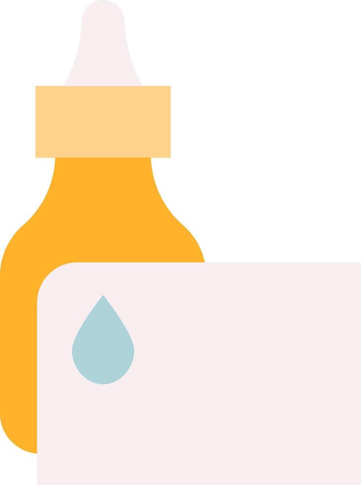 A bottle of baby formula and a card vector