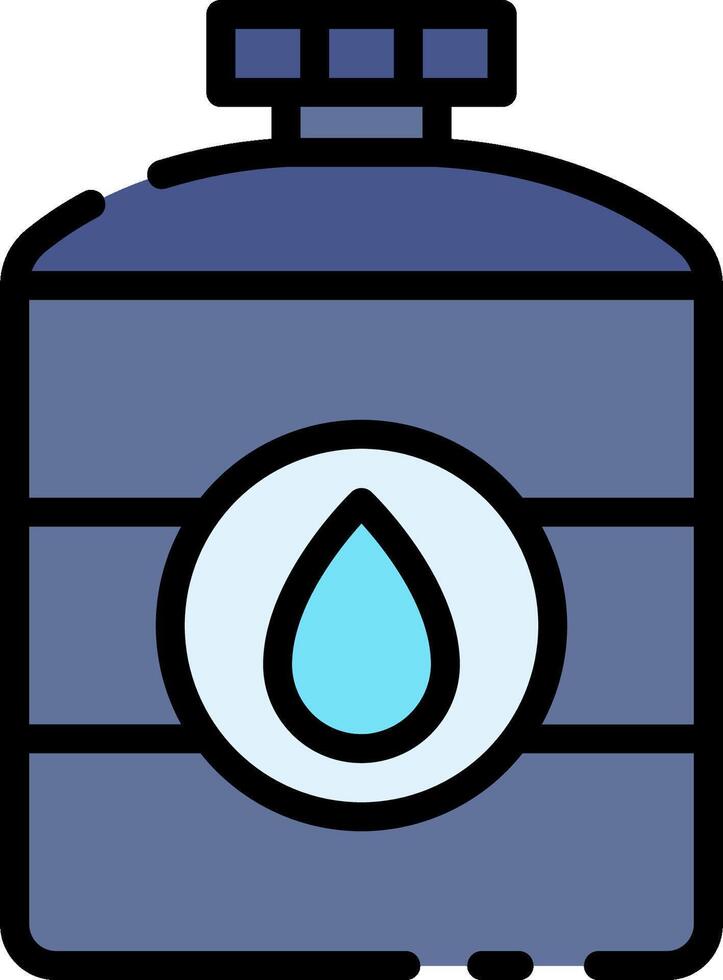 Water bottle icon illustration vector