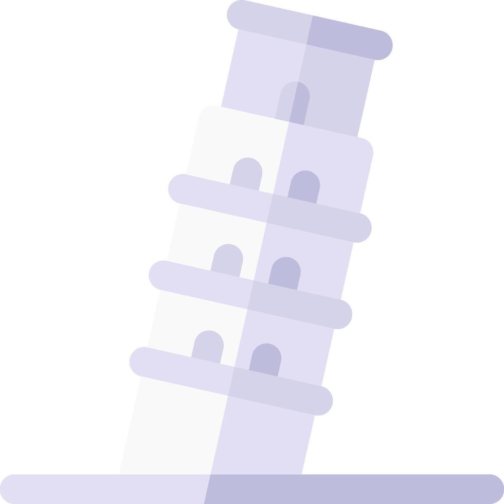 A tower with a large base and a small top vector