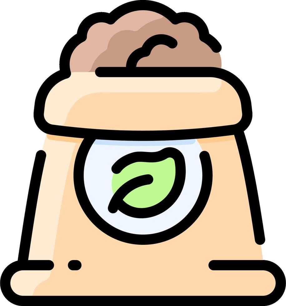 A jar with a green leaf on it vector