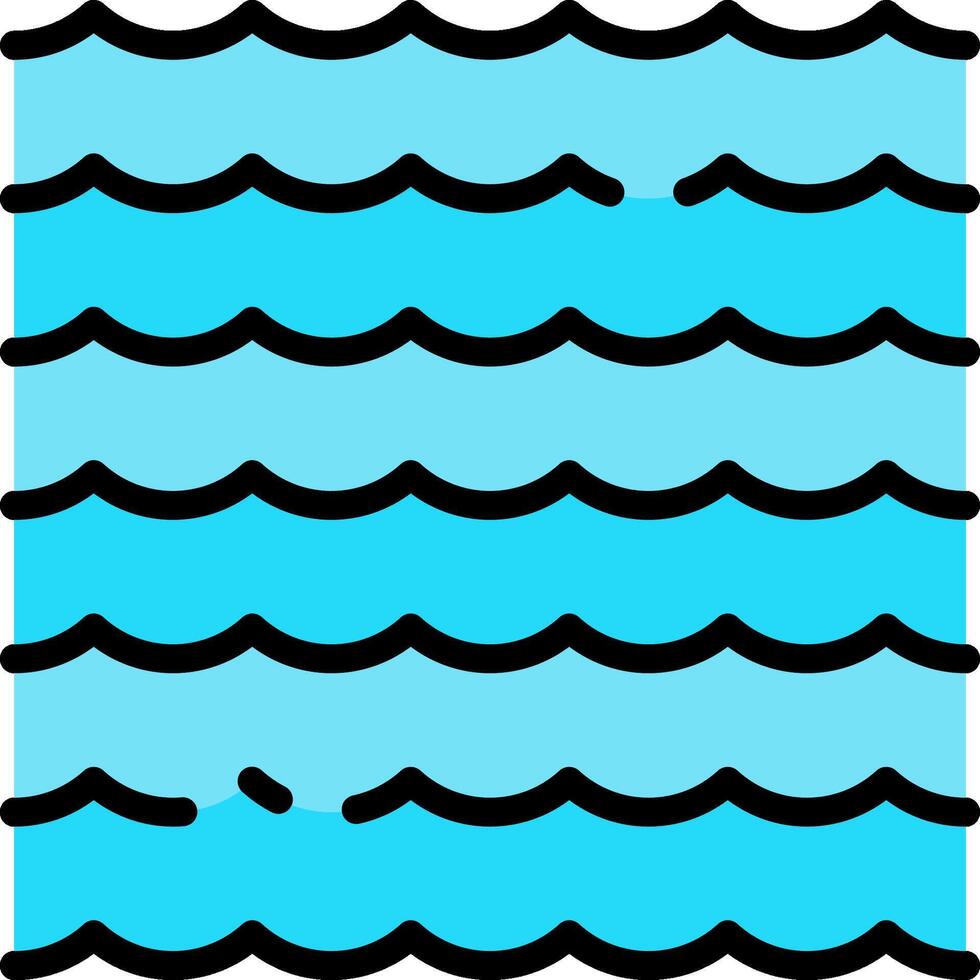 Water wave clip art vector