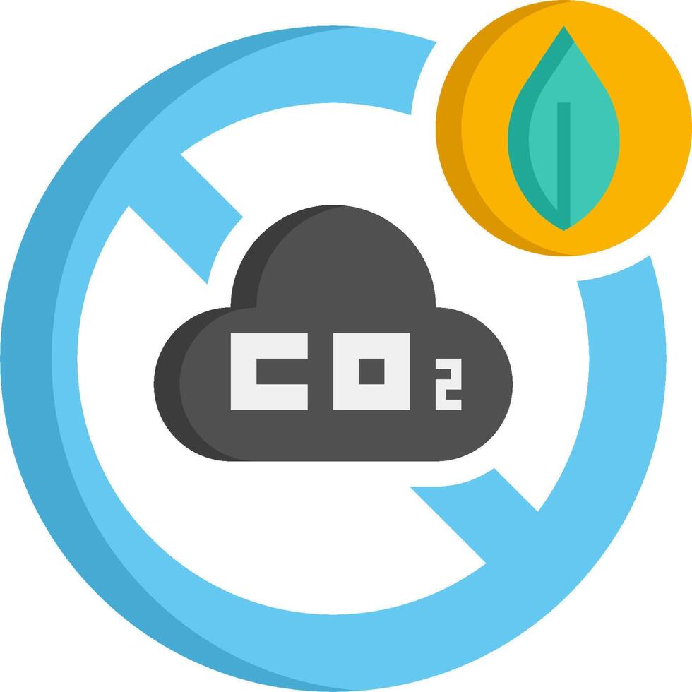 No co2 logo vector