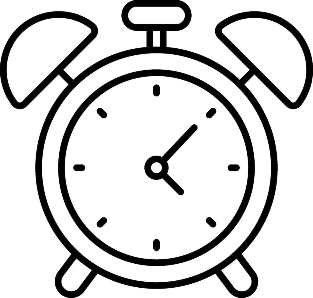 Alarm clock icon illustration vector