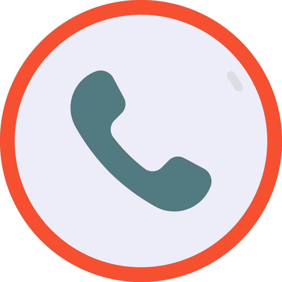 A phone icon on a white background vector
