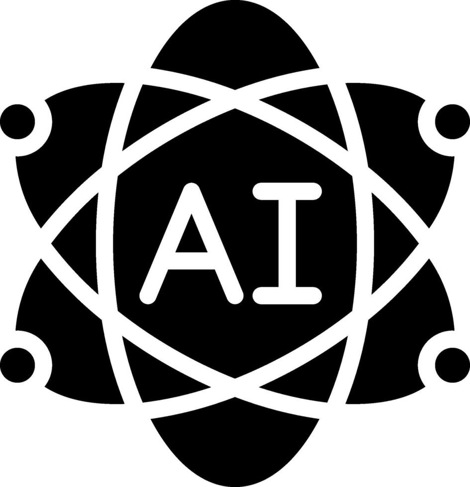 The ai logo is shown in black and white vector