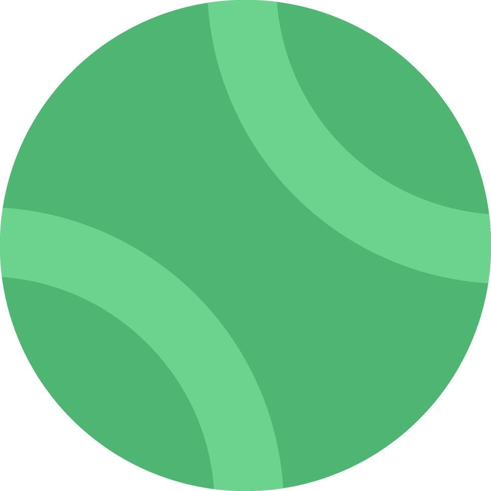 A green tennis ball with a white background vector