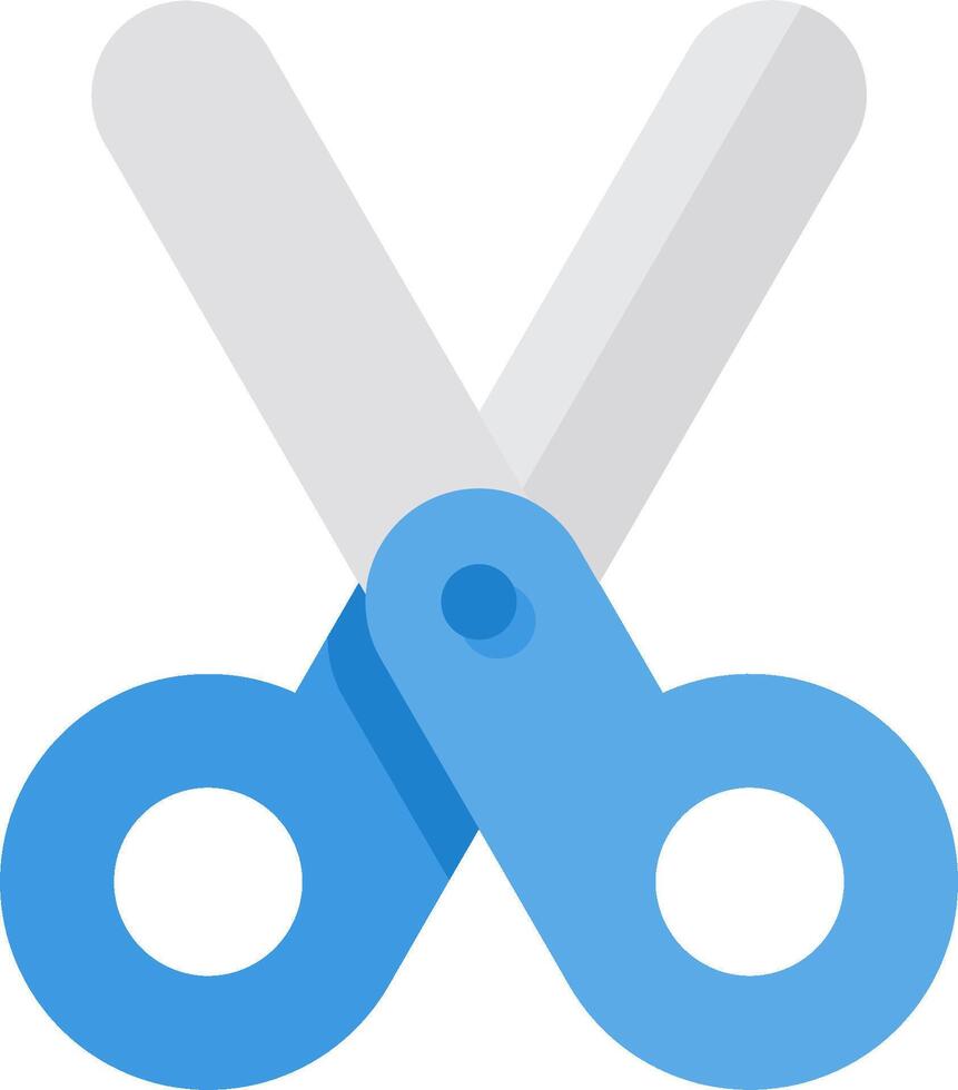 A pair of scissors with a white background vector