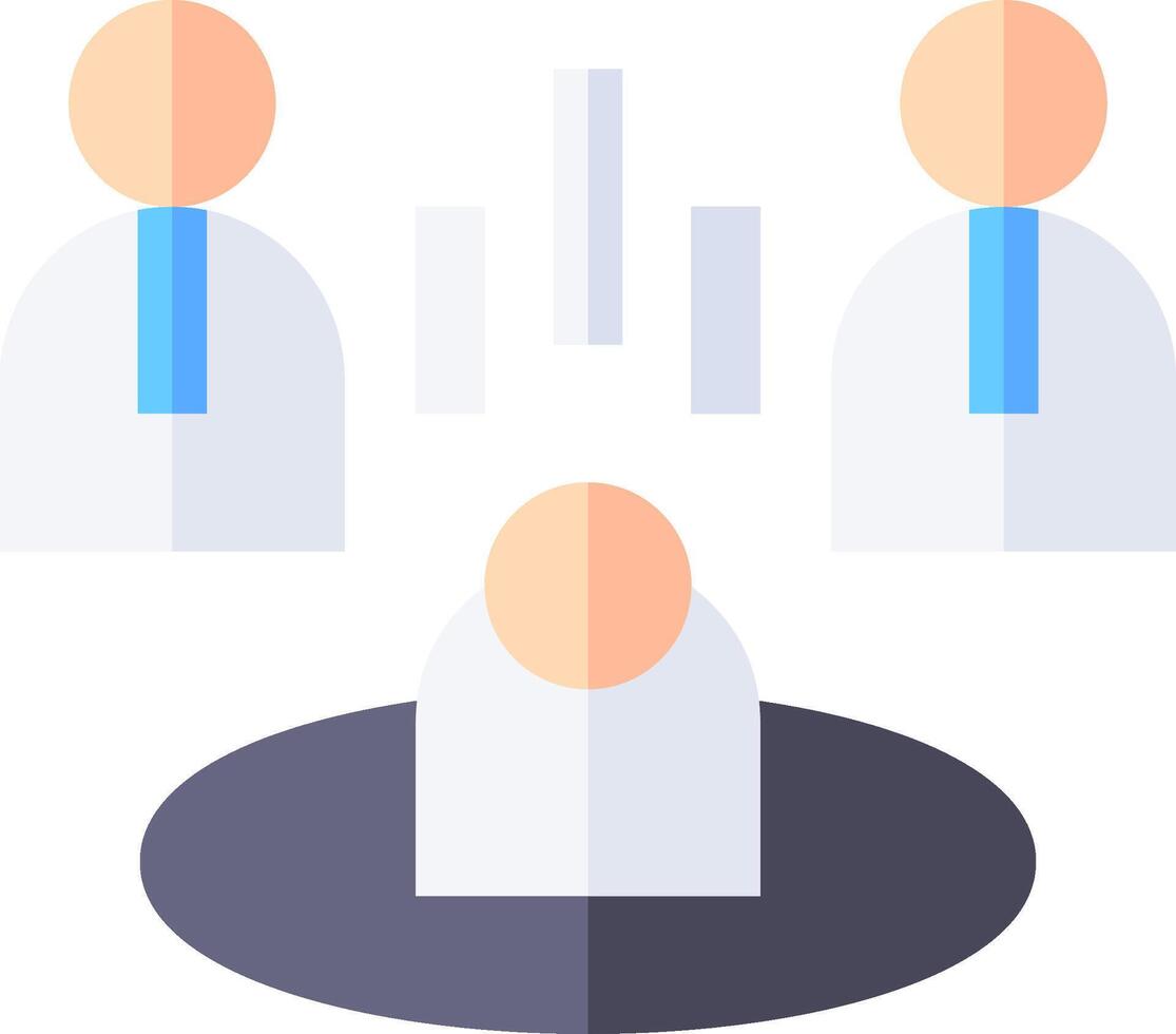 A group of people are sitting around a table vector