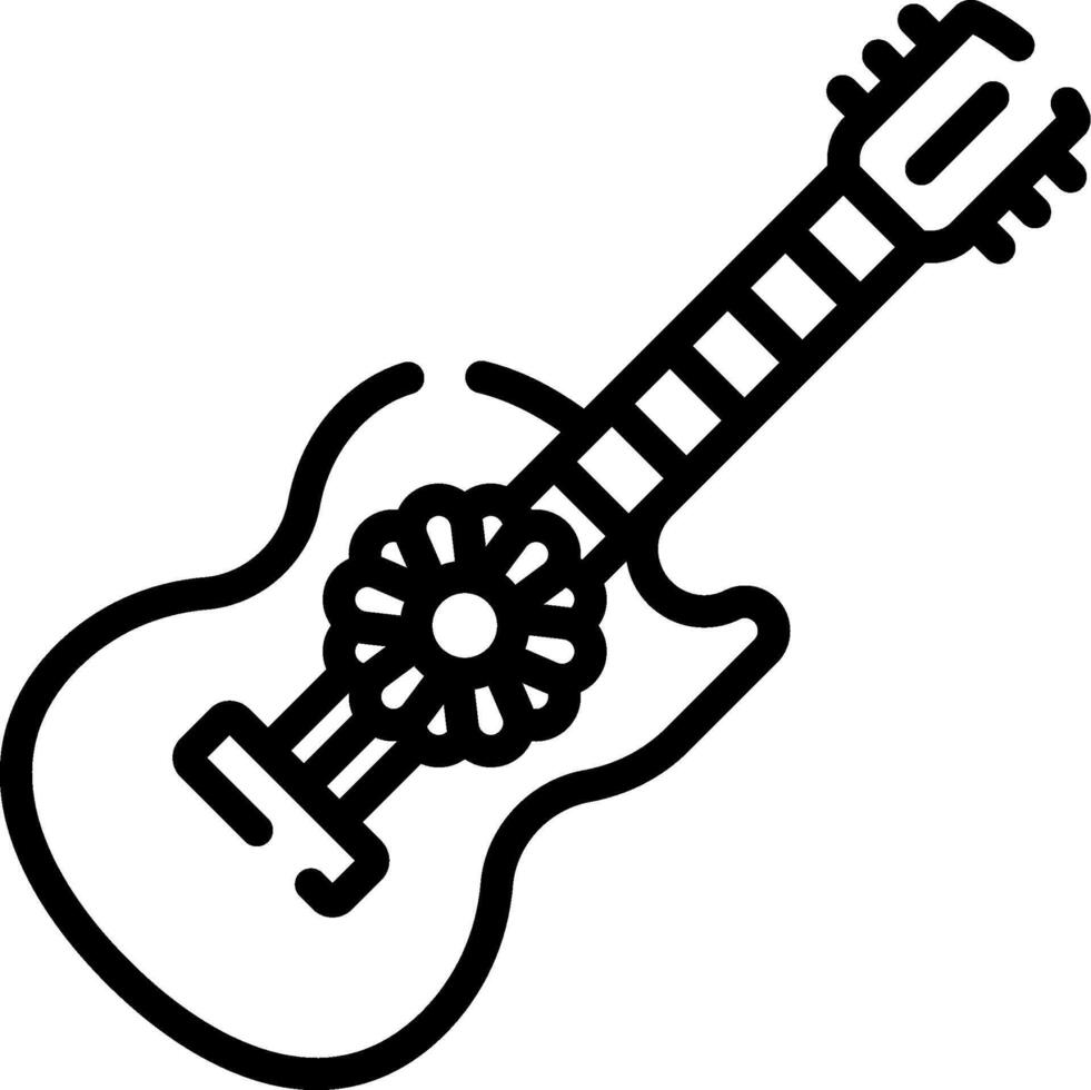 Guitar illustration design vector