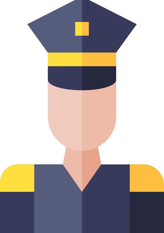 Police officer icon illustration vector